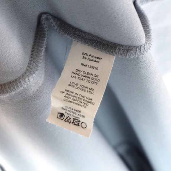 Show Me Your Mumu Steel Blue Belted Paris Gown Medium NEW Sleeveless Maxi Dress - Picture 8 of 9